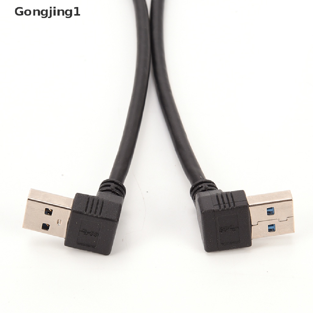 Gongjing1 Kabel Adapter Extension Data Usb 3.0 Male Ke Female Sudut 90 Derajat