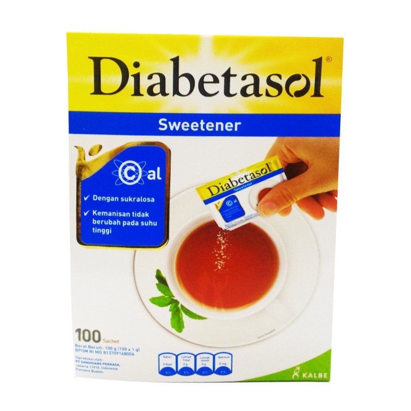 

Diabetasol Gula Zero Calorie 100Gr