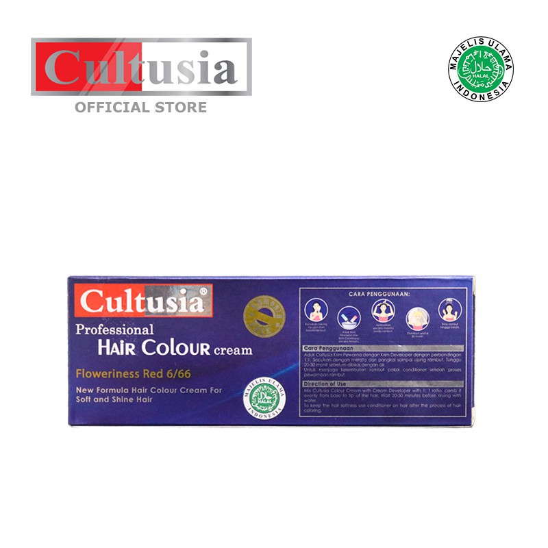 Cultusia Hair Color Flowrns Red 6 66 60 ML