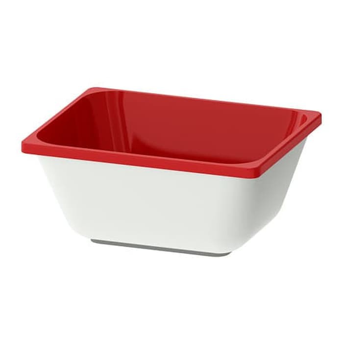 VARIERA STORAGE BOX- SET KOTAK PENYIMPANAN 10X12CM - Merah