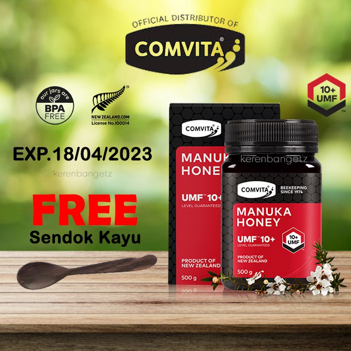 

(SIAP KIRIM) COMVITA MANUKA HONEY UMF 10+ 500 gram Madu Manuka Asli Original Import New Zealand