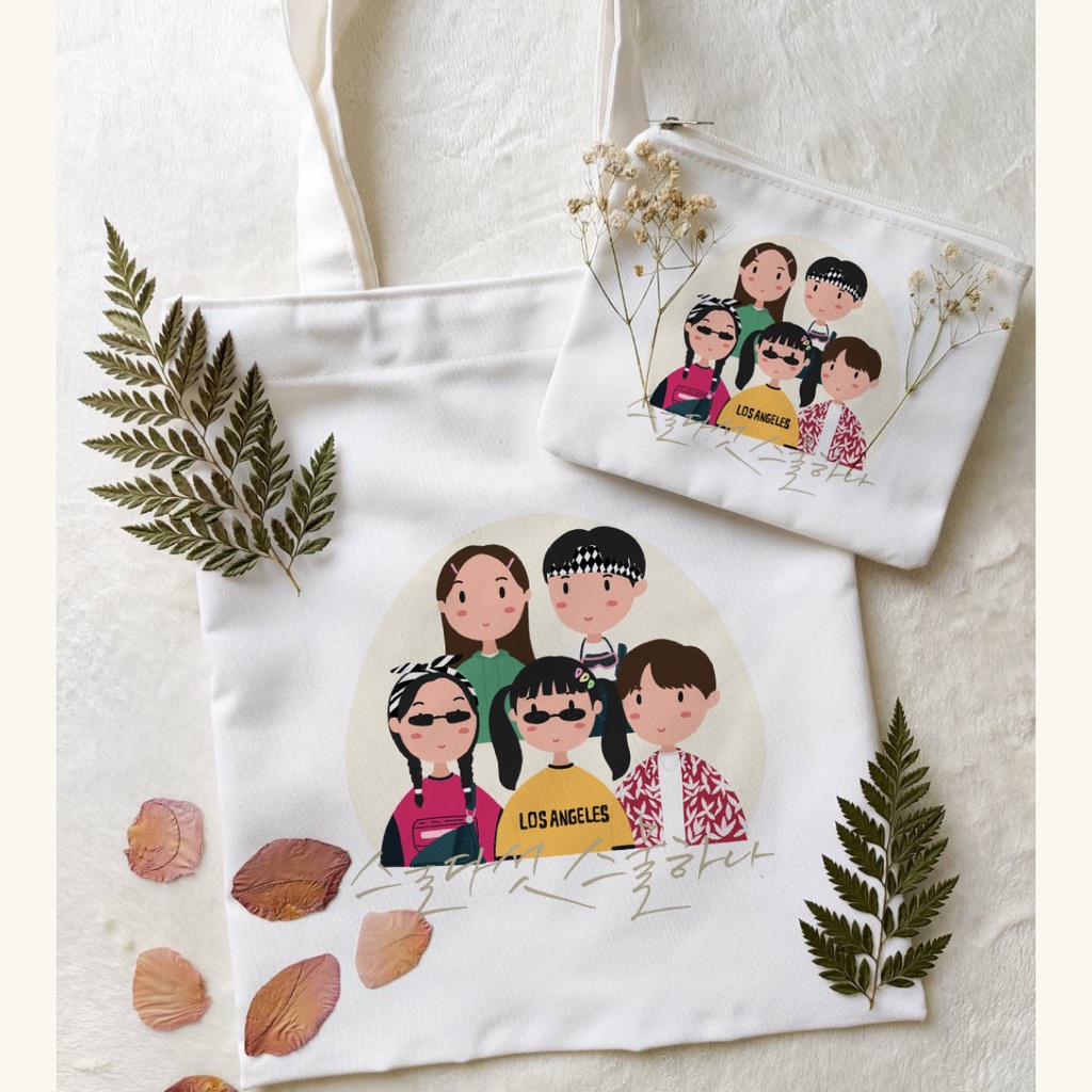 2521 TWENTY FIVE TWENTY ONE TOTE BAG + PENCIL CASE DRAMA KOREA / DRAKOR KIT / DRAMA KOREA FANKIT / D