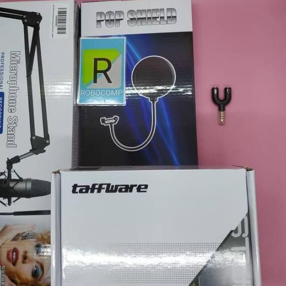 [HOT DEALS] Paket recording smule mic condenser BM800 Full Set Original TAFFWARE BM800 *