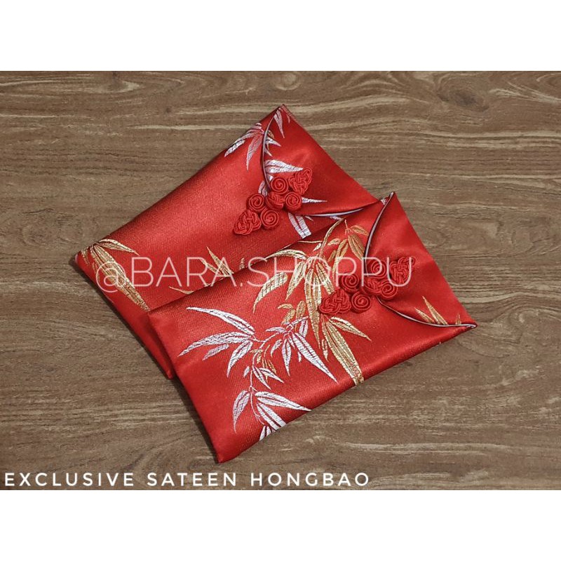 

Angpao Satin Ekslusif Handmade Cheongsam Imlek CNY Angpao Kain High Quality Red Packet