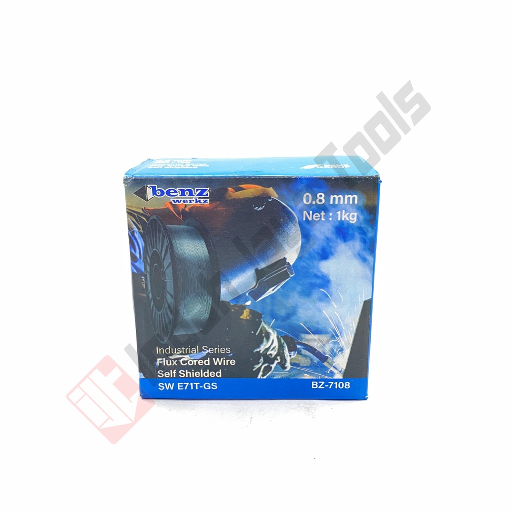 BENZ Kawat Las Flux Core 1 Kg Wire 0.8 1.0  mm Tanpa Gas CO2 MIG Wire