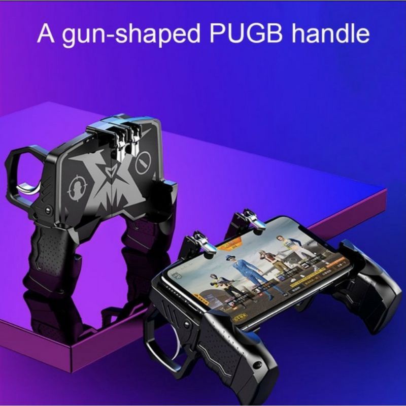 ORIGINAL GAMEPAD TRIGGER GUN K21 Controller  L1 R1 easy clip FOR PUBG FF CODM JOYSTICK GAME PAD