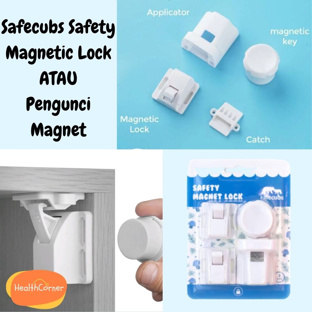 Safecubs Safety Magnetic Lock / Pengunci Magnet