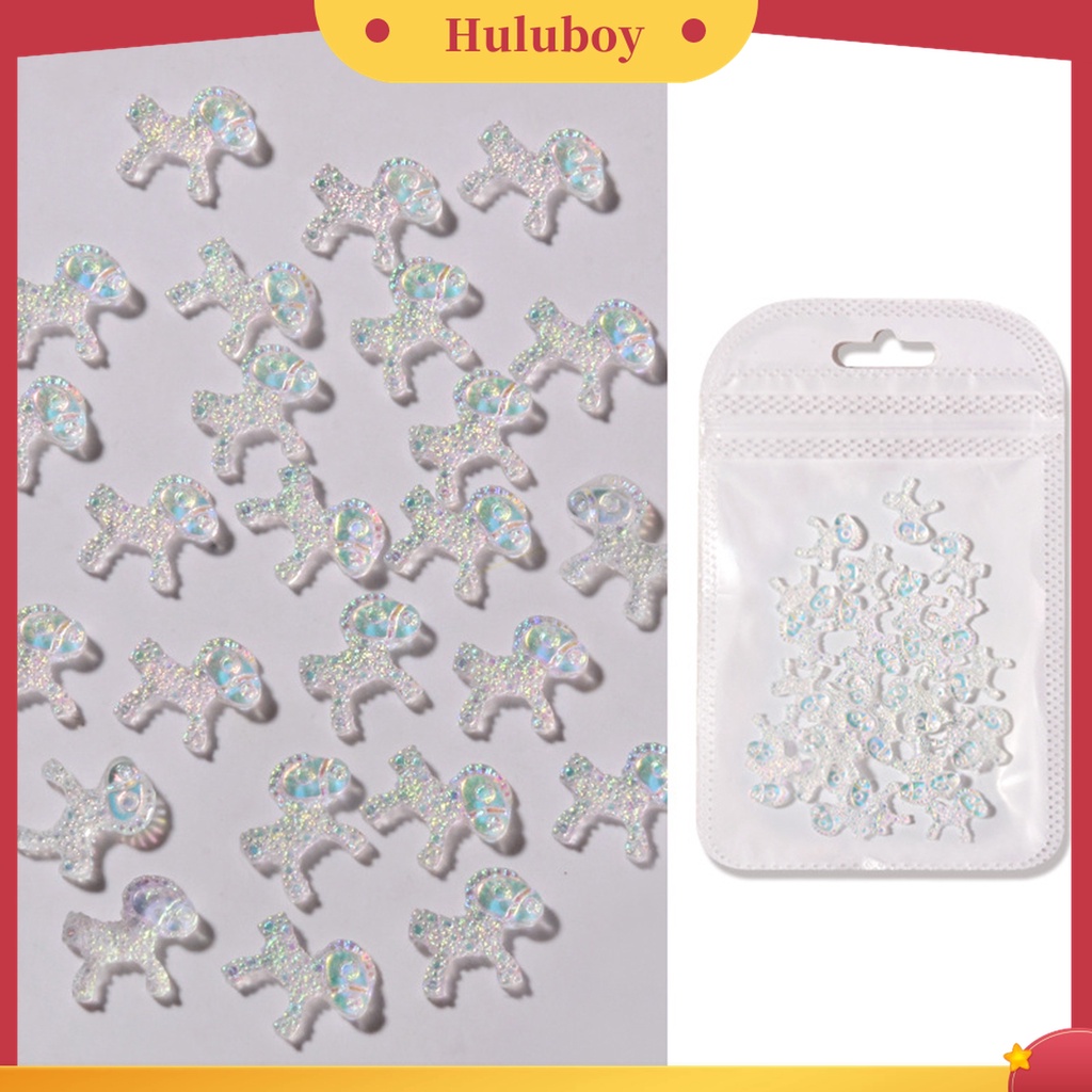 Huluboy Huluboy♡ 30pcs / Pak Hiasan Kuku Bentuk Mahkota / Binatang Bahan Resin Untuk Nail Art