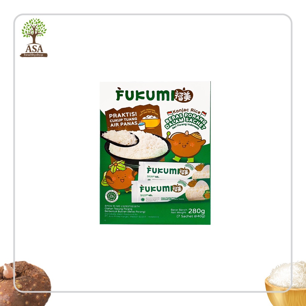 Fukumi Beras Porang Box isi 7 sachet