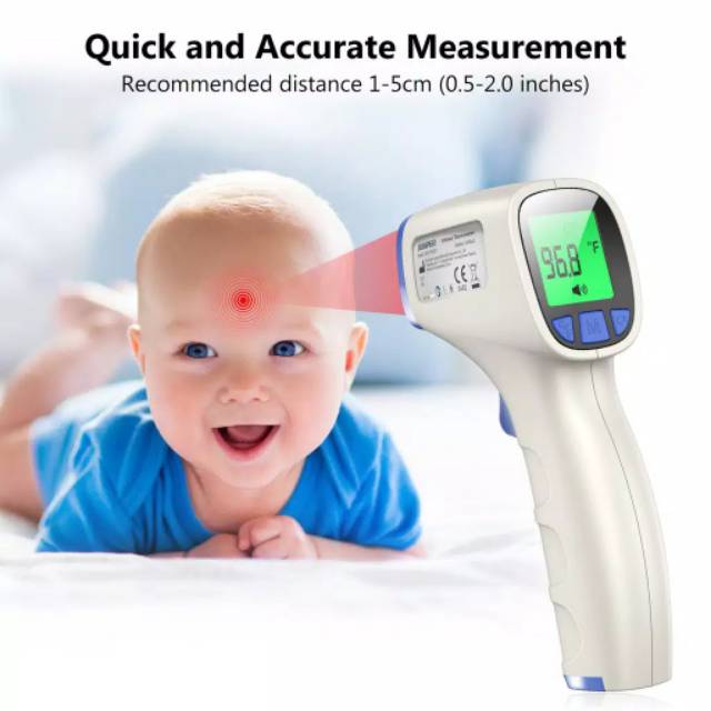 JUMPER THERMOMETER DIGITAL Alat Ukur Suhu Demam Panas Tubuh Termometer Badan Infra Red