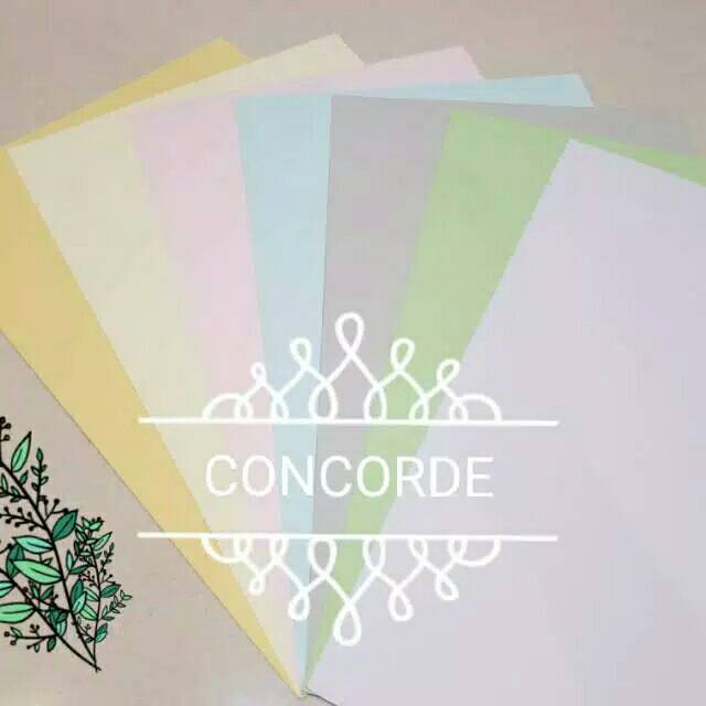 

Kertas CONCORDE 210gsm ukuran A4 / F4