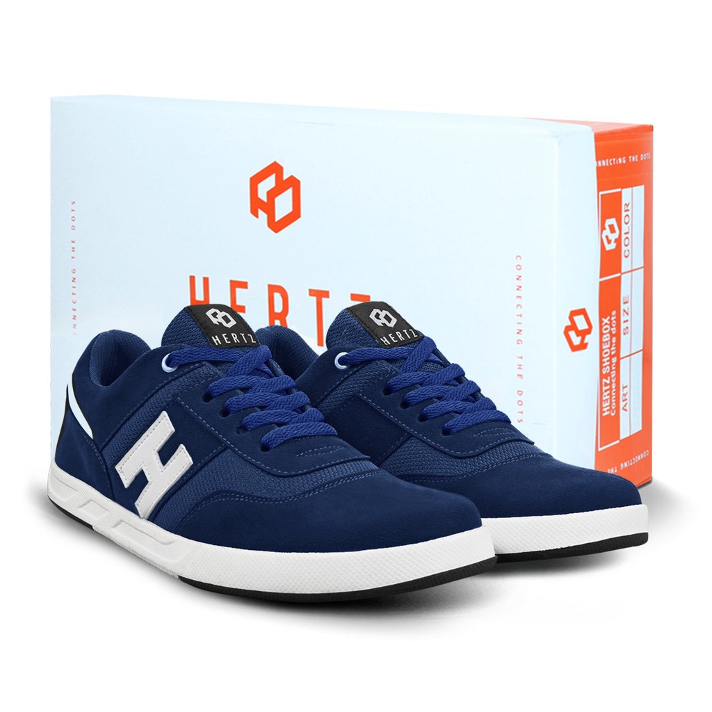 Sepatu Sneaker Pria Terbaru H 3481 Brand Hertz Sepatu Kets Kuliah Kerja Hangout Murah Berkualitas