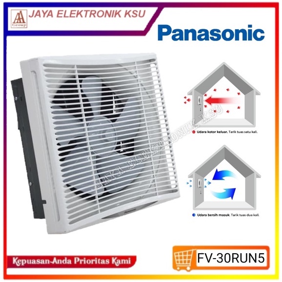 PANASONIC EXHAUST FAN / HEXOS DINDING FV-30RUN5 (12 INCH)