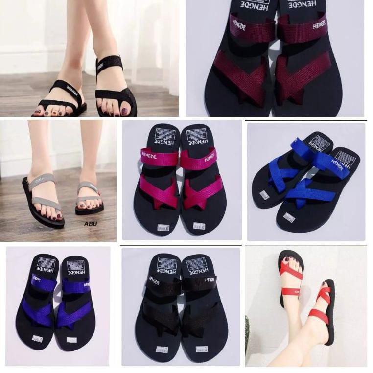 SANDAL WANITA HENGDE | SENDAL MOTIF HENGDE | SENDAL FLIP FLOP SENDAL JEPIT