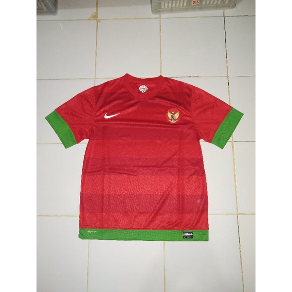 jersey timnas indonesia RETRO jersey langka HOME AFF 2012 grade AAA second bekas