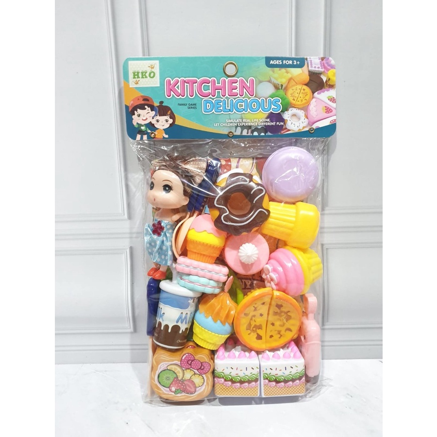 MAINAN KUE CAKE POTONG BIRTHDAY CAKE CUTTINGNO.960-11