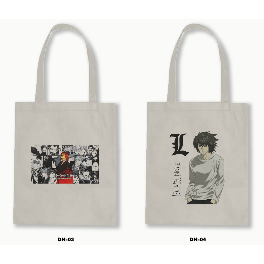 TOTE BAG BLACU - DEATH NOTE / ANIME / MANGA