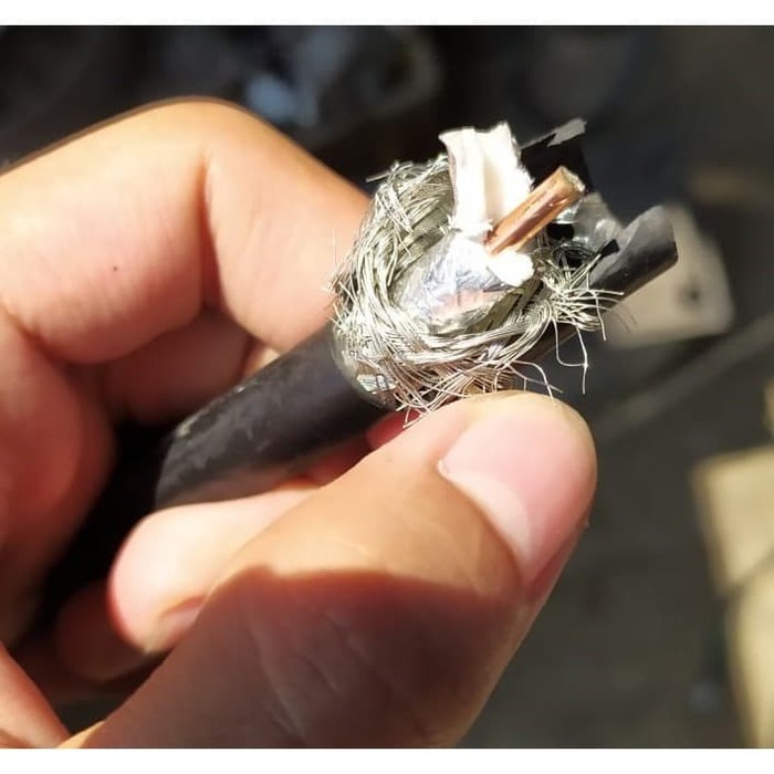 Kabel RG8 RG-8 Meteran Low Loss Koaksial 50 Ohm Coaxial 50Ohm Antena