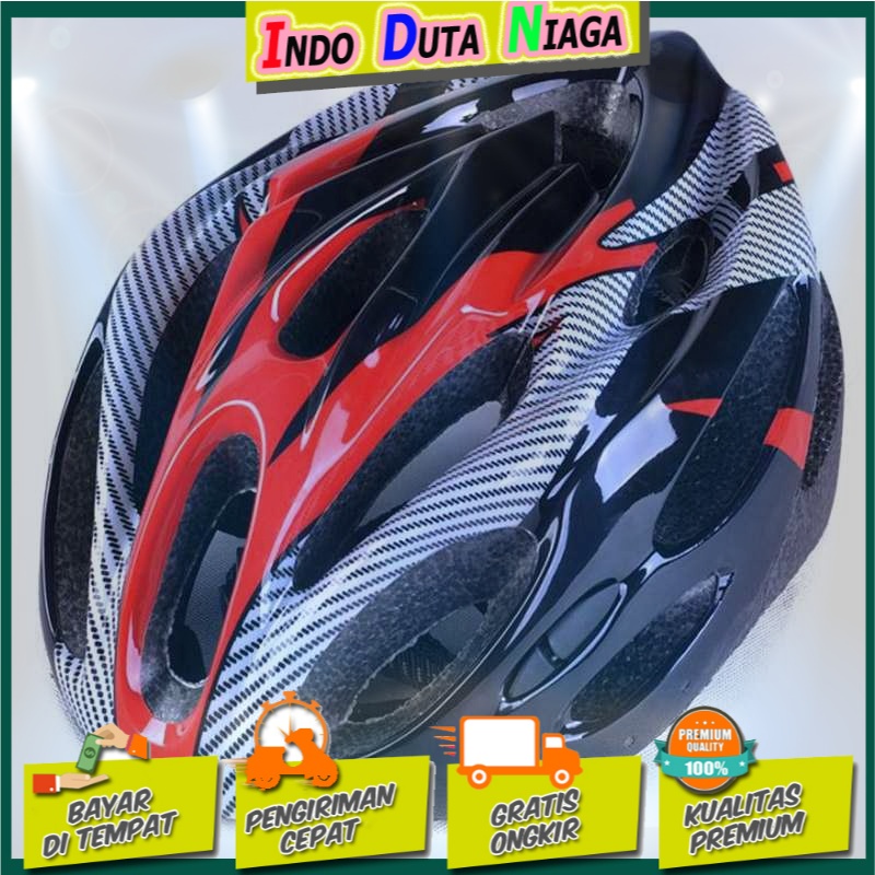 TaffSPORT Helm Sepeda EPS Foam PVC Shell - x10