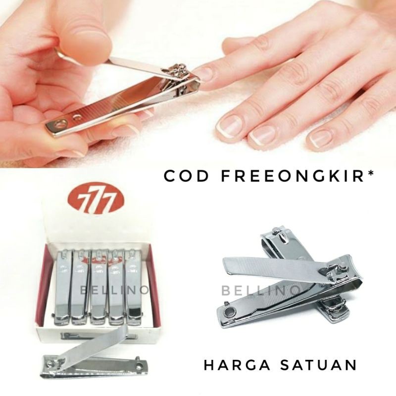 Gunting Kuku 777 Ukuran Besar 8cm Bahan Stainless Steel / Capit Kuku 777 Three Seven Ori Murah