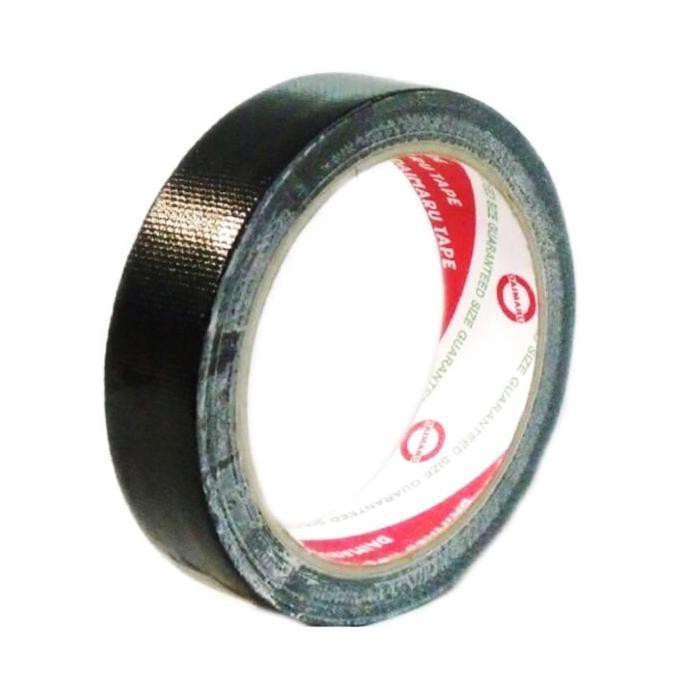 

ISOLASI SELOTIP CLOTH TAPE LAKBAN KAIN HITAM DAIMARU 1INCH 12M