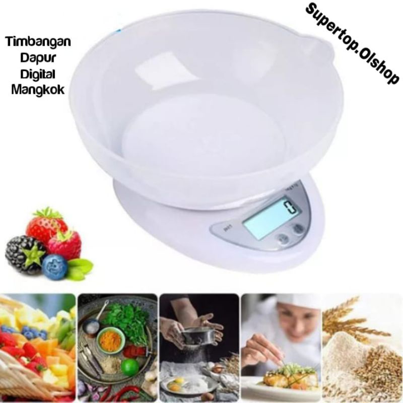 Timbangan Kue Digital Dapur SF400/B05⭐ Supertop ⭐