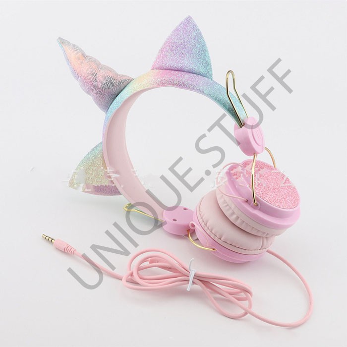 Headphone/headset/earphone unicorn import dengan microphone