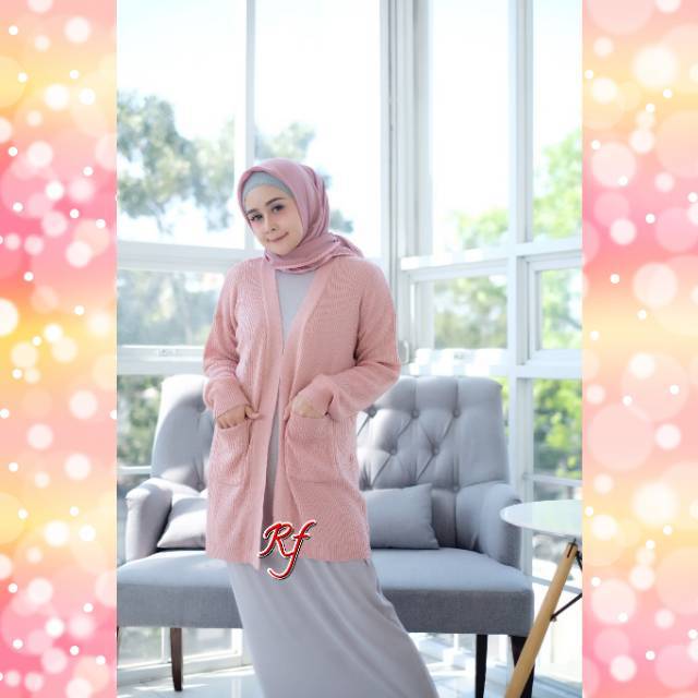 Shofie long kardigan premium / kardigan rajut nyaman