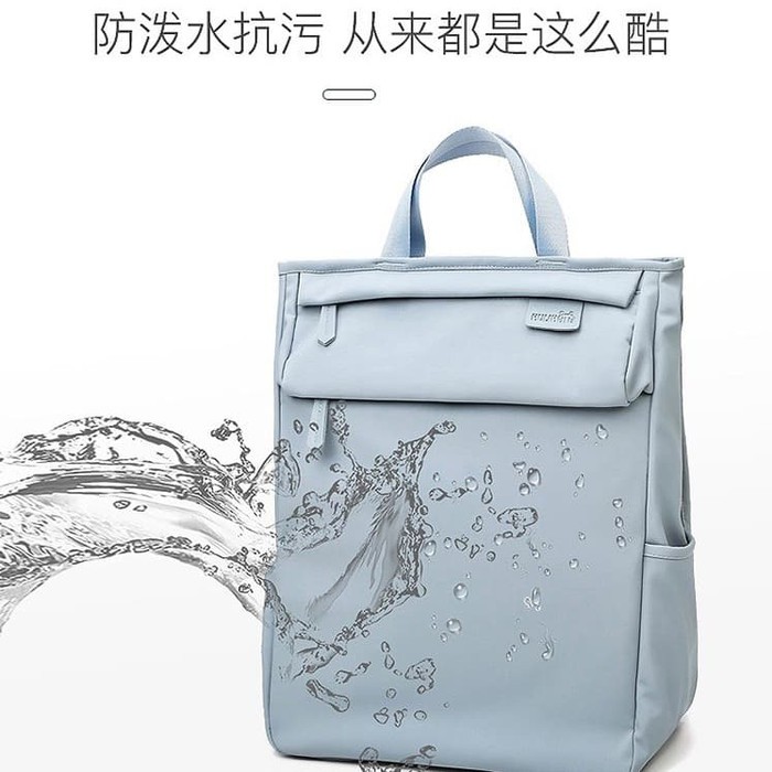 Bakullaptopbag Tas Laptop Backpack Large Compartement 14 - 15.6 inch blue No tag label