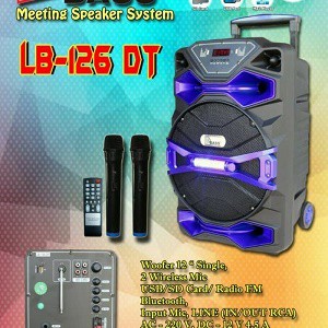 Speaker Portable Meeting Wireless La Bass LB 126 DT