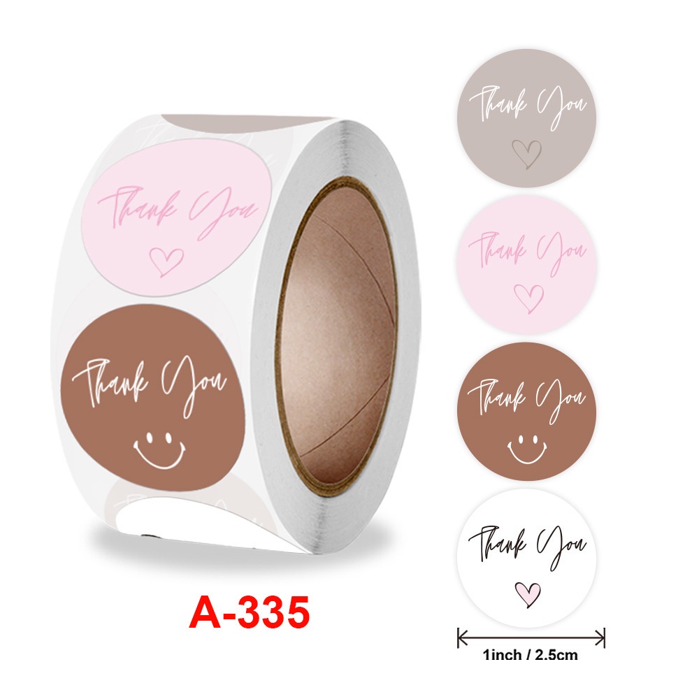 10 PCS STICKER THANK YOU TERIMA KASIH STIKER SOUVENIR SEGEL KEMASAN IMPORT MURAH FS035 (VH)