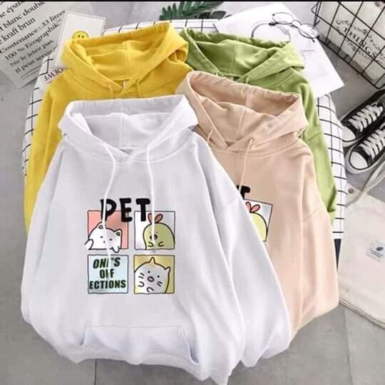 HOODIE JUMPER WANITA PET ECTIONS - ATASAN LUCU KEKINIAN PREMIUM