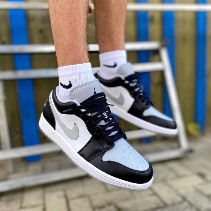 nike jordan 1 grey low