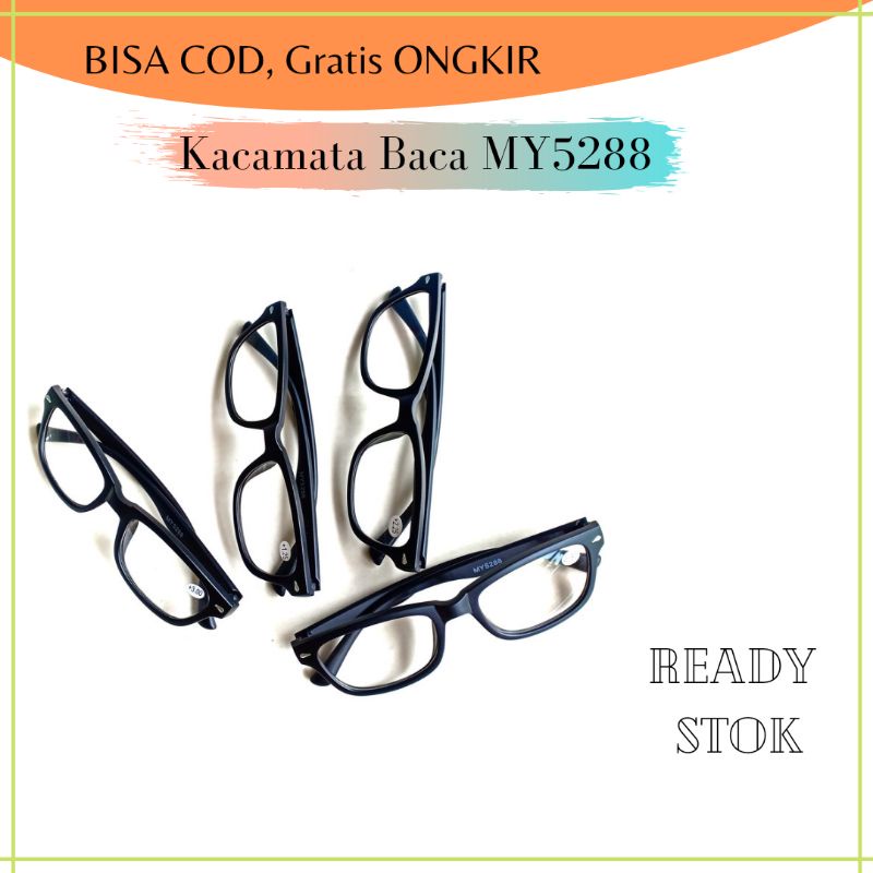 MY5288 Kacamata Baca Kacamata plus Kacamata pria Kacamata wanita plastik Kacamata terbaru