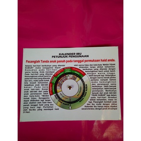 SET KALENDER KEHAMILAN