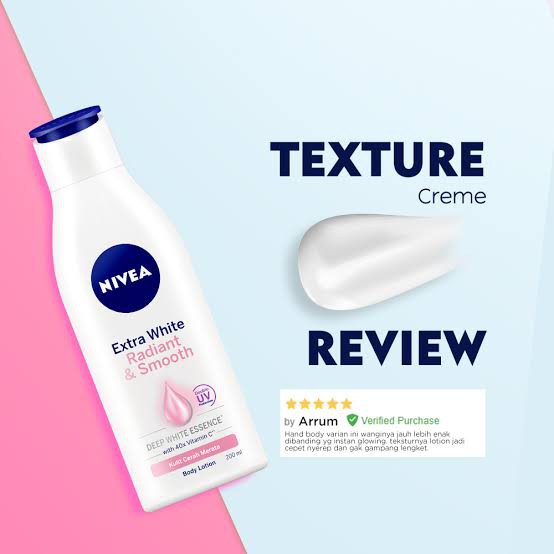 NIVEA EXTRA WHITE DEEP WHITE ESSENCE 200ml / BODY LOTION