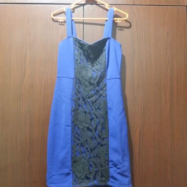 Preloved dress biru