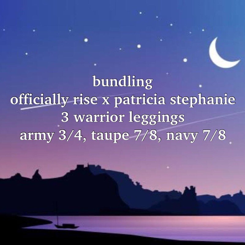 Bundling Officially Rise x Patricia Stephanie Warrior Leggings