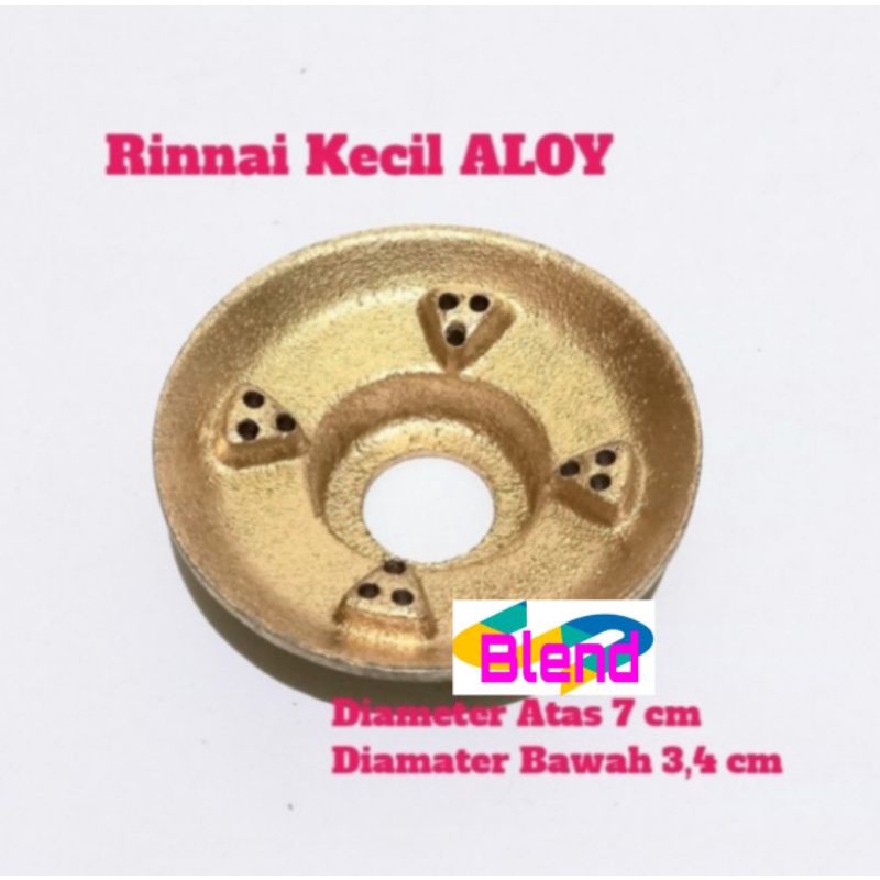 Burner Model Rinnai Kecil ALOY Tebal/Barner Kompor Gas 7 cm 511-522