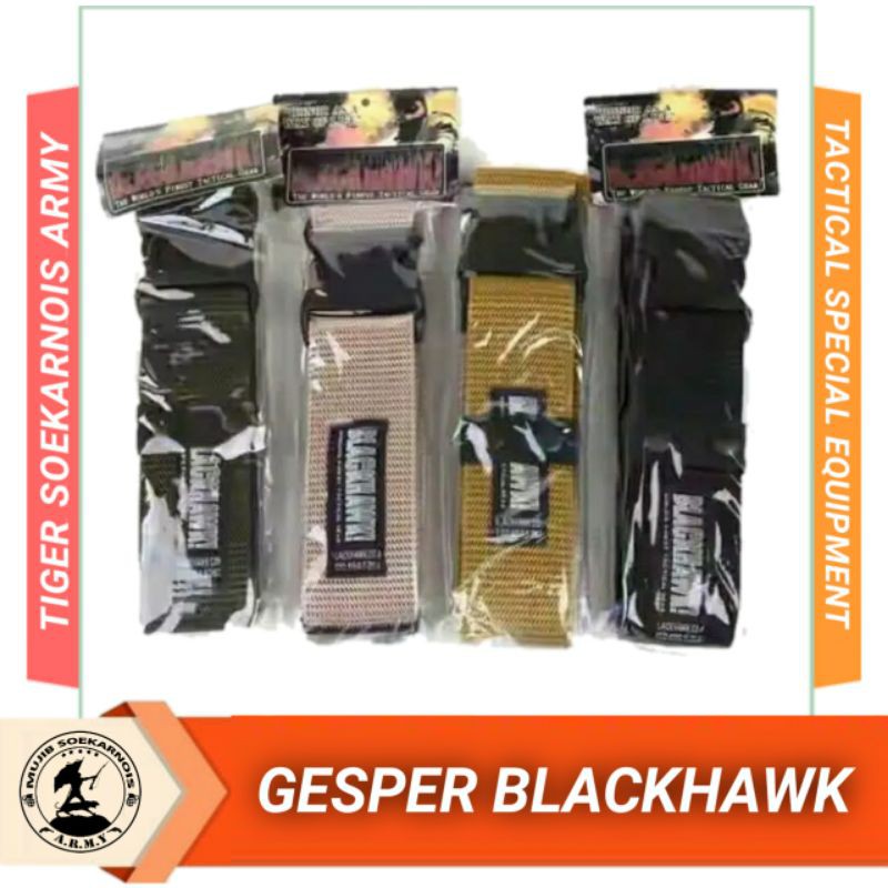 Ikat pinggang sabuk kopel gesper BLACKHAWK / Men Belt / Sabuk TNI / Sabuk Militer