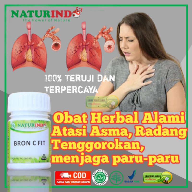 Jual Obat Radang Tenggorokan Obat Batuk Obat Asama Sesak Nafas Herbal Obat Sesak Nafas Bron C 