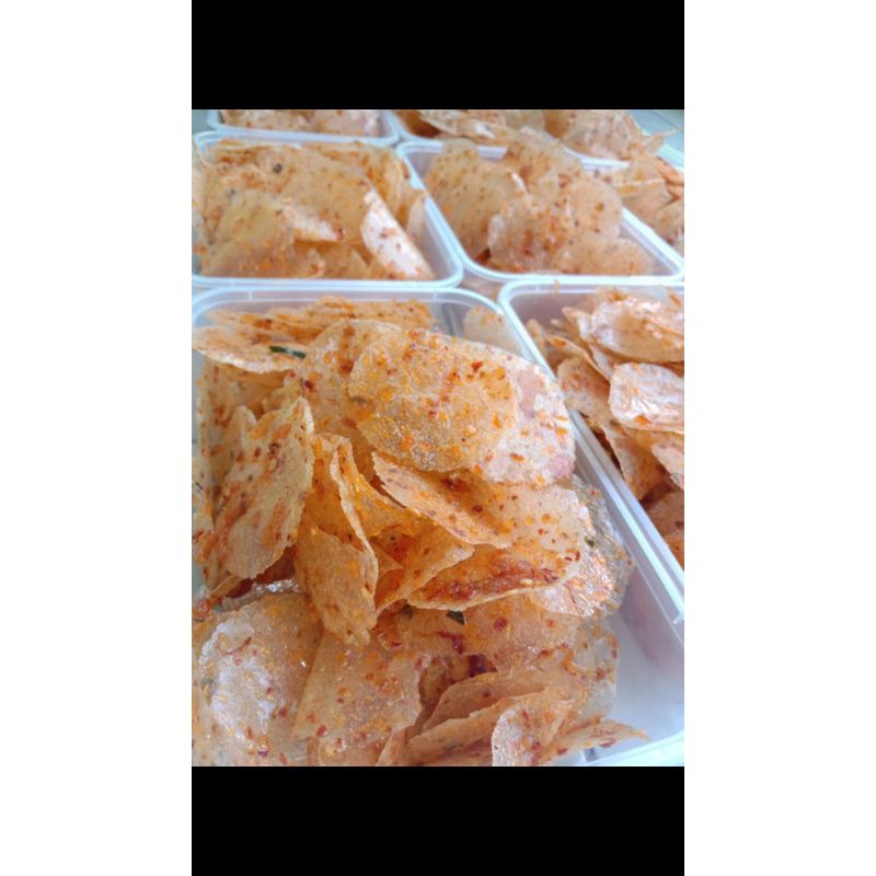 

KRIPCA (KERIPIK KACA) BUMBU REMPAH ASLI @100gr