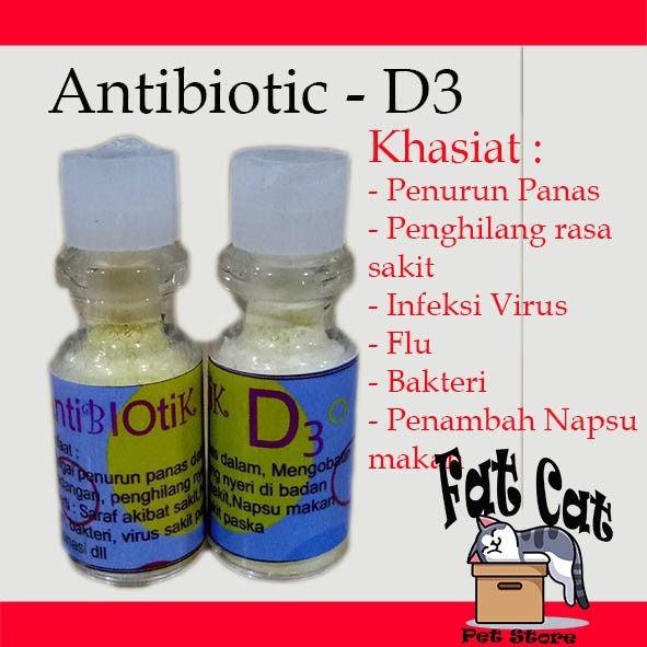 Obat Penurun panas, Antibiotik Vitamin D3 Antibiotik