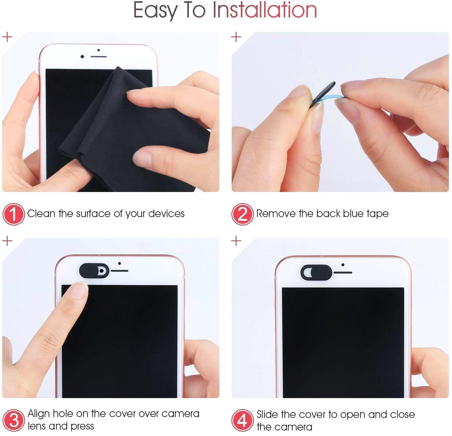 Cover Lensa Kamera Webcam Laptop Universal Ultra Tipis Anti Spy Untuk Privasi-7