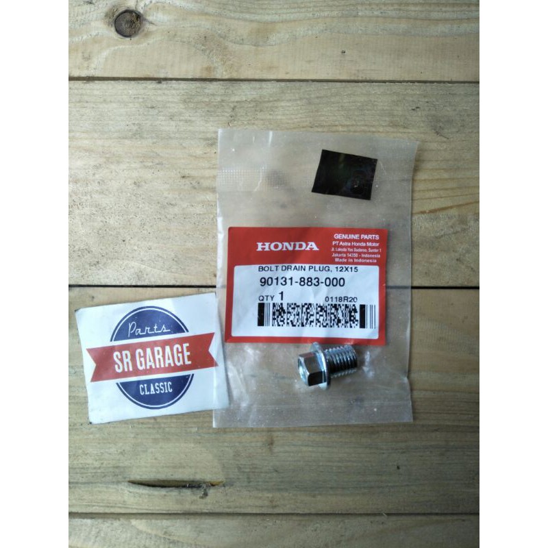 mur bolt tutup oli mesin bawah honda win supra grand dll ori