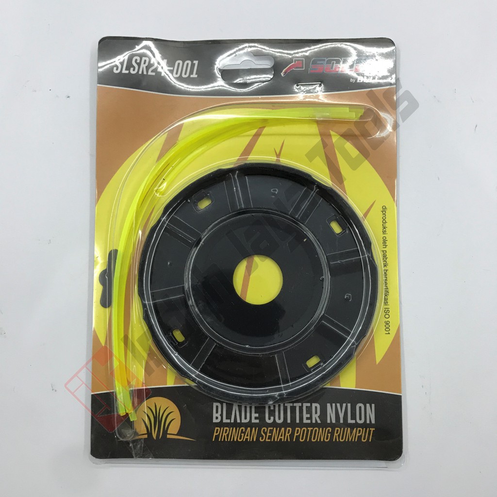 SOLID Dudukan Senar Mesin Potong Rumput Gendong Piringan Blade Cutter Nylon