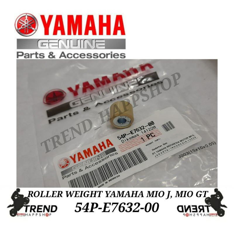 ROLLER WEIGHT FOR YAMAHA MIO J, MIO GT 54P-E7632-00