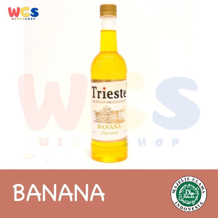 

Trieste Sirup Banana - Sirup Rasa Banana - 650 ml