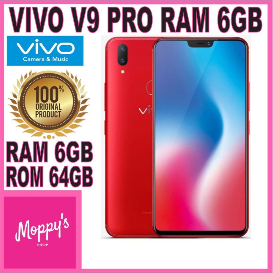 VIVO V9 PRO RAM 6GB ROM 64GB GARANSI RESMI VIVO