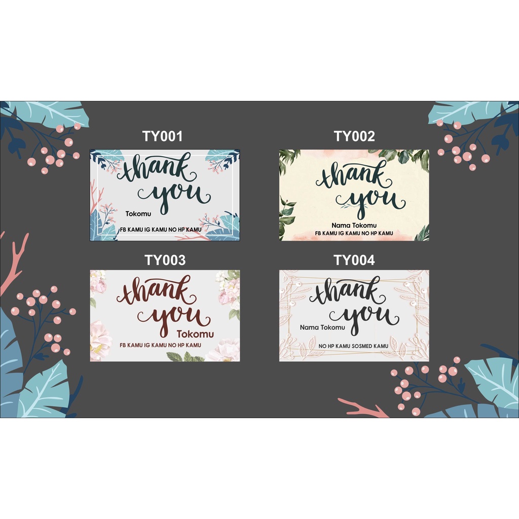 

CETAK THANKS CARD KARTU TERIMA KASIH